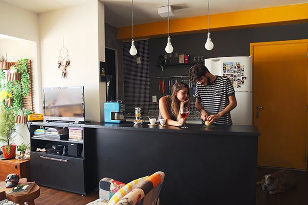 Preto na decoração de cozinhas