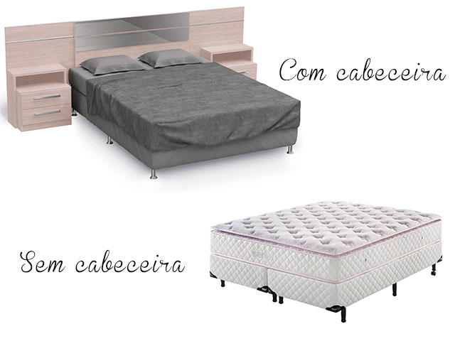 cama com ou sem cabeceira