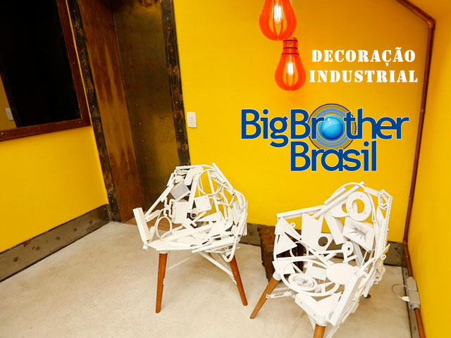 bbb decoração industrial quarto amarelo