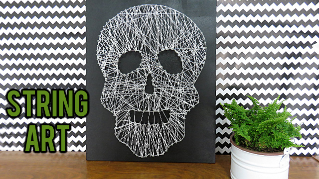 diy-quadro-string-art-caveira