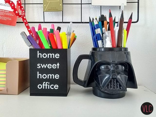 decoração geek - porta canecas do Darth Vader (Star Wars)