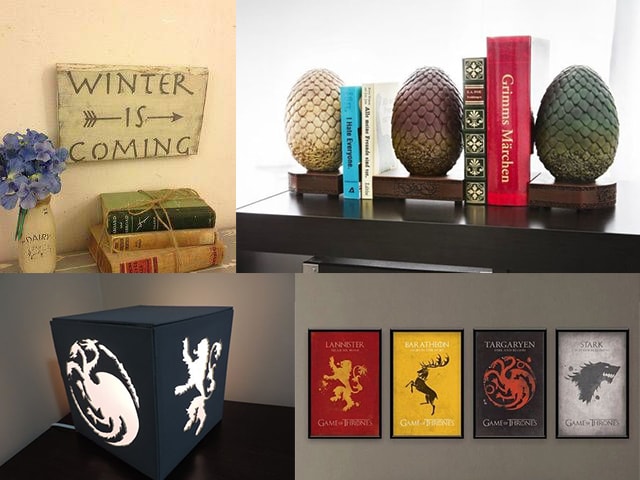 Decoração geek - game of thrones