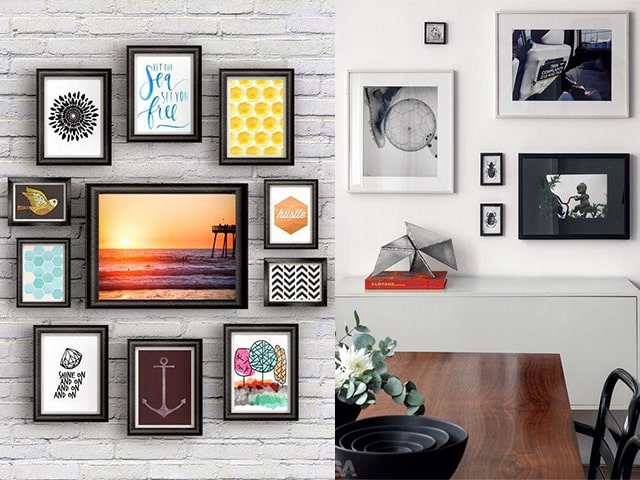 decorar parede com quadros