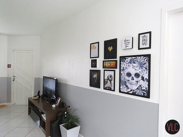 decorar parede com quadros